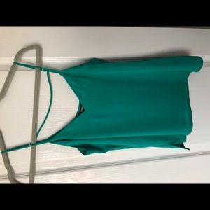 Silk Green Tank Top